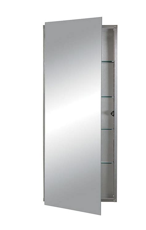 stainless steel square medicine wall cabinet|recessed medicine cabinets at lowe's.